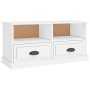 Weißer TV-Schrank aus Sperrholz, 93 x 35,5 x 45 cm von vidaXL, TV-Möbel - Ref: Foro24-816464, Preis: 64,99 €, Rabatt: %