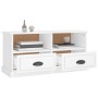 Weißer TV-Schrank aus Sperrholz, 93 x 35,5 x 45 cm von vidaXL, TV-Möbel - Ref: Foro24-816464, Preis: 64,99 €, Rabatt: %