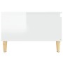 Glossy white plywood coffee table 55x55x36.5 cm by vidaXL, Coffee table - Ref: Foro24-821078, Price: 54,90 €, Discount: %