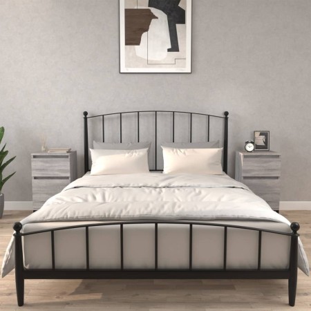 Mesitas de noche 2 uds color gris Sonoma 40x35x70 cm de vidaXL, Mesitas de noche - Ref: Foro24-819721, Precio: 84,52 €, Descu...