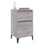 Mesitas de noche 2 uds color gris Sonoma 40x35x70 cm de vidaXL, Mesitas de noche - Ref: Foro24-819721, Precio: 84,52 €, Descu...