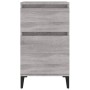 Mesitas de noche 2 uds color gris Sonoma 40x35x70 cm de vidaXL, Mesitas de noche - Ref: Foro24-819721, Precio: 84,52 €, Descu...