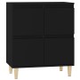 Black plywood sideboard 60x35x70 cm by vidaXL, Sideboards - Ref: Foro24-821157, Price: 73,24 €, Discount: %