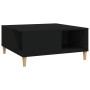 Black plywood coffee table 80x80x36.5 cm by vidaXL, Coffee table - Ref: Foro24-821093, Price: 48,23 €, Discount: %