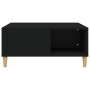 Black plywood coffee table 80x80x36.5 cm by vidaXL, Coffee table - Ref: Foro24-821093, Price: 48,23 €, Discount: %