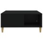 Black plywood coffee table 80x80x36.5 cm by vidaXL, Coffee table - Ref: Foro24-821093, Price: 48,23 €, Discount: %