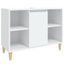 Plywood white sink cabinet 80x33x60 cm by vidaXL, bathroom vanities - Ref: Foro24-821284, Price: 63,27 €, Discount: %