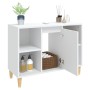 Plywood white sink cabinet 80x33x60 cm by vidaXL, bathroom vanities - Ref: Foro24-821284, Price: 63,27 €, Discount: %