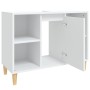 Plywood white sink cabinet 80x33x60 cm by vidaXL, bathroom vanities - Ref: Foro24-821284, Price: 63,27 €, Discount: %