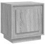 Mesita de noche madera contrachapada gris sonoma 44x35x45 cm de vidaXL, Mesitas de noche - Ref: Foro24-819848, Precio: 35,78 ...