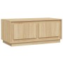 Mesa de centro madera contrachapada roble Sonoma 102x50x44 cm de vidaXL, Mesas de centro - Ref: Foro24-819879, Precio: 72,99 ...