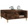 Smoked oak plywood coffee table 80x80x36.5 cm by vidaXL, Coffee table - Ref: Foro24-821097, Price: 46,80 €, Discount: %