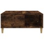 Smoked oak plywood coffee table 80x80x36.5 cm by vidaXL, Coffee table - Ref: Foro24-821097, Price: 46,80 €, Discount: %