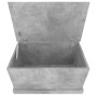 Concrete gray plywood storage trunk 70x40x38 cm by vidaXL, Storage trunks - Ref: Foro24-816508, Price: 51,79 €, Discount: %