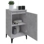 Mesitas de noche 2 uds madera gris hormigón 40x35x70 cm de vidaXL, Mesitas de noche - Ref: Foro24-819653, Precio: 76,00 €, De...