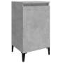 Bedside tables 2 pcs concrete gray wood 40x35x70 cm by vidaXL, Nightstands - Ref: Foro24-819653, Price: 76,00 €, Discount: %