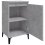 Mesitas de noche 2 uds madera gris hormigón 40x35x70 cm de vidaXL, Mesitas de noche - Ref: Foro24-819653, Precio: 76,00 €, De...