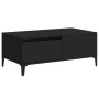 Black plywood coffee table 90x50x36.5 cm by vidaXL, Coffee table - Ref: Foro24-821117, Price: 48,04 €, Discount: %