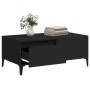 Black plywood coffee table 90x50x36.5 cm by vidaXL, Coffee table - Ref: Foro24-821117, Price: 68,58 €, Discount: %