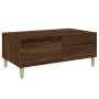 Mesa de centro madera contrachapada marrón roble 90x50x36,5 cm de vidaXL, Mesas de centro - Ref: Foro24-821115, Precio: 46,39...