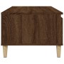 Mesa de centro madera contrachapada marrón roble 90x50x36,5 cm de vidaXL, Mesas de centro - Ref: Foro24-821115, Precio: 46,39...