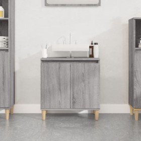 Sonoma gray plywood sink cabinet 58x33x60 cm by vidaXL, bathroom vanities - Ref: Foro24-821258, Price: 49,99 €, Discount: %