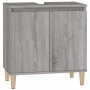 Sonoma gray plywood sink cabinet 58x33x60 cm by vidaXL, bathroom vanities - Ref: Foro24-821258, Price: 47,96 €, Discount: %