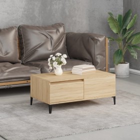 Sonoma Couchtisch aus Eichensperrholz 90x50x36,5 cm von vidaXL, Couchtisch - Ref: Foro24-821119, Preis: 46,62 €, Rabatt: %