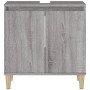 Sonoma gray plywood sink cabinet 58x33x60 cm by vidaXL, bathroom vanities - Ref: Foro24-821258, Price: 47,96 €, Discount: %