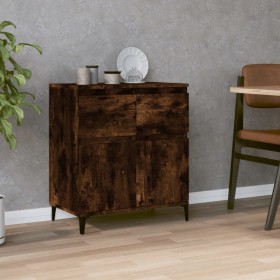 Sideboard aus geräuchertem Eichensperrholz, 60 x 35 x 70 cm von vidaXL, Sideboards - Ref: Foro24-819689, Preis: 62,47 €, Raba...