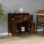 Smoked oak plywood sideboard 60x35x70 cm by vidaXL, Sideboards - Ref: Foro24-819689, Price: 62,46 €, Discount: %