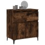 Aparador madera contrachapada color roble ahumado 60x35x70 cm de vidaXL, Aparadores - Ref: Foro24-819689, Precio: 62,47 €, De...