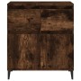 Aparador madera contrachapada color roble ahumado 60x35x70 cm de vidaXL, Aparadores - Ref: Foro24-819689, Precio: 62,47 €, De...