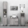 Armario de baño madera contrachapada gris Sonoma 30x30x190 cm de vidaXL, Muebles de baño - Ref: Foro24-819802, Precio: 100,32...