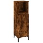 Smoked oak plywood bathroom cabinet 30x30x100 cm by vidaXL, Bathroom furniture - Ref: Foro24-819817, Price: 60,23 €, Discount: %