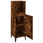 Smoked oak plywood bathroom cabinet 30x30x100 cm by vidaXL, Bathroom furniture - Ref: Foro24-819817, Price: 60,23 €, Discount: %