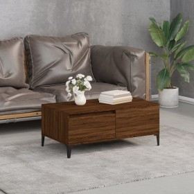 Brown oak plywood coffee table 90x50x36.5 cm by vidaXL, Coffee table - Ref: Foro24-821123, Price: 47,47 €, Discount: %