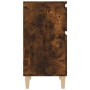 Mesitas de noche 2 uds color roble ahumado 40x35x70 cm de vidaXL, Mesitas de noche - Ref: Foro24-819703, Precio: 55,99 €, Des...