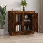 Smoked oak plywood sideboard 80x34x75 cm by vidaXL, Sideboards - Ref: Foro24-819889, Price: 76,11 €, Discount: %