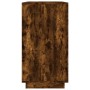 Aparador madera contrachapada color roble ahumado 80x34x75 cm de vidaXL, Aparadores - Ref: Foro24-819889, Precio: 76,11 €, De...