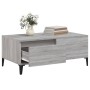 Mesa de centro madera contrachapada gris Sonoma 90x50x36,5 cm de vidaXL, Mesas de centro - Ref: Foro24-821122, Precio: 64,77 ...