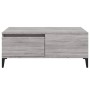 Mesa de centro madera contrachapada gris Sonoma 90x50x36,5 cm de vidaXL, Mesas de centro - Ref: Foro24-821122, Precio: 64,77 ...