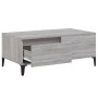 Mesa de centro madera contrachapada gris Sonoma 90x50x36,5 cm de vidaXL, Mesas de centro - Ref: Foro24-821122, Precio: 64,77 ...