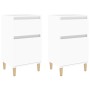 vidaxL White Nightstands 2 pcs 40x35x70 cm by vidaXL, Nightstands - Ref: Foro24-819693, Price: 86,97 €, Discount: %