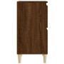 Aparador madera contrachapada marrón roble 60x35x70 cm de vidaXL, Aparadores - Ref: Foro24-821163, Precio: 63,10 €, Descuento: %