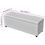 Long White Wooden Storage Bench by vidaXL, Benches for halls and storage - Ref: Foro24-241062, Price: 131,64 €, Discount: %