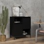 Black plywood sideboard 60x35x70 cm by vidaXL, Sideboards - Ref: Foro24-821149, Price: 72,50 €, Discount: %