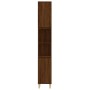 Armario de baño madera contrachapada roble marrón 30x30x190 cm de vidaXL, Tocadores de baño - Ref: Foro24-819795, Precio: 86,...