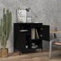 Black plywood sideboard 60x35x70 cm by vidaXL, Sideboards - Ref: Foro24-821149, Price: 72,50 €, Discount: %