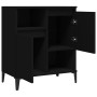 Black plywood sideboard 60x35x70 cm by vidaXL, Sideboards - Ref: Foro24-821149, Price: 72,50 €, Discount: %